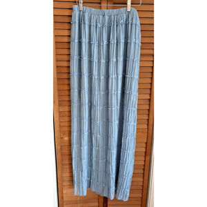 NWT 12th Tribe Baby Blue Maxi Skirt Size Large Boho-chic